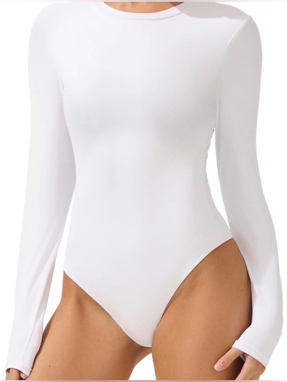 White Long Sleeve Women’s Bodysuit